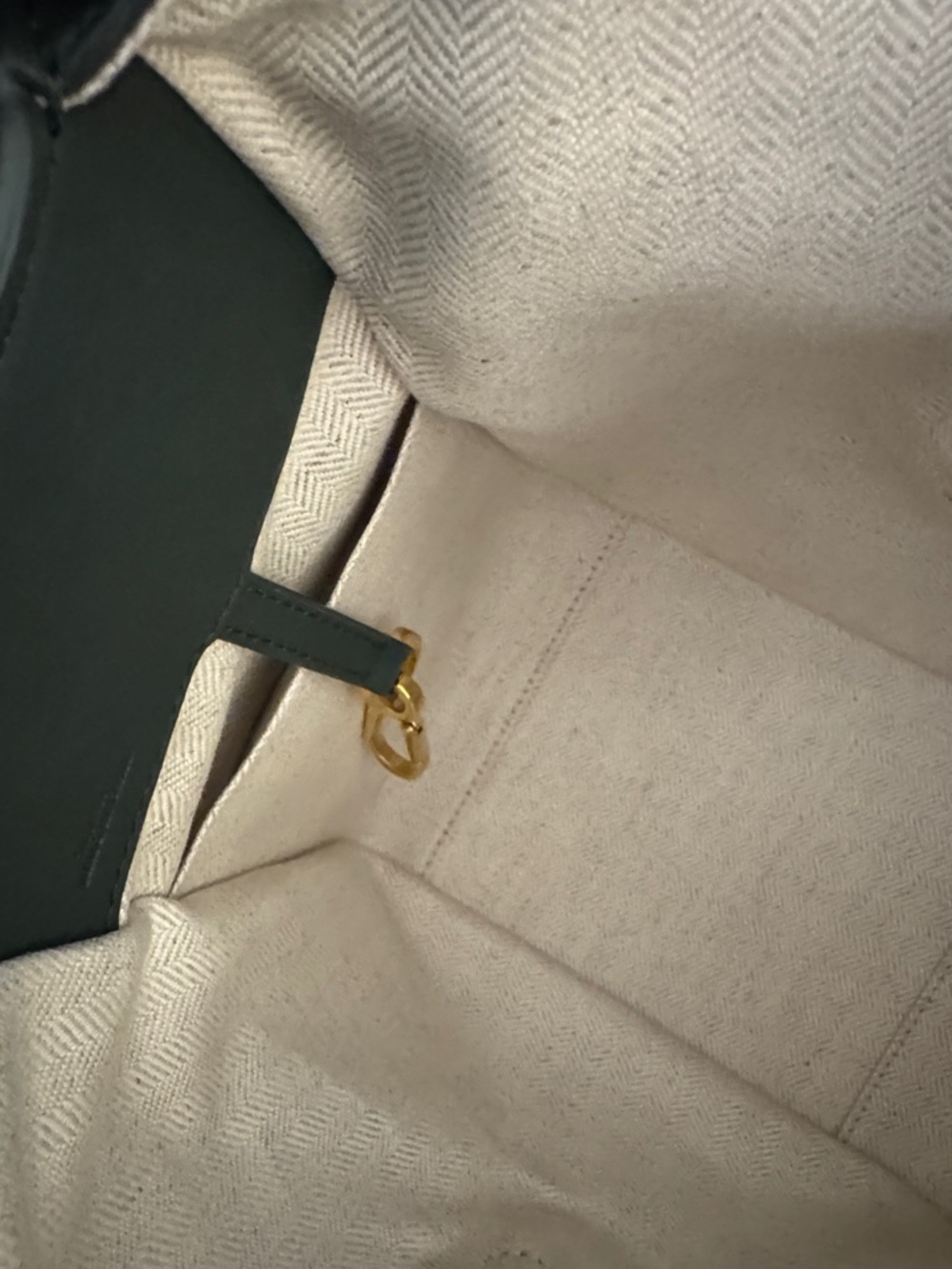Loewe Mini Tote in Dark Green Leather - Picture 8 of 8